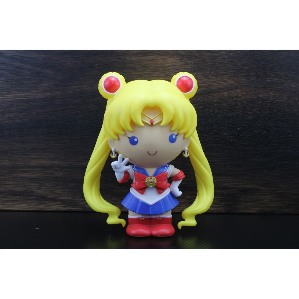 Monogram Sailor Moon PVC Figural Chibi Coin Bank Usagi Tsukino #70662